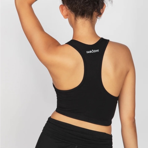 Imbodhi Other - IMBODHI PIPPA CROP TOP, MIDNIGHT BLACK, size small